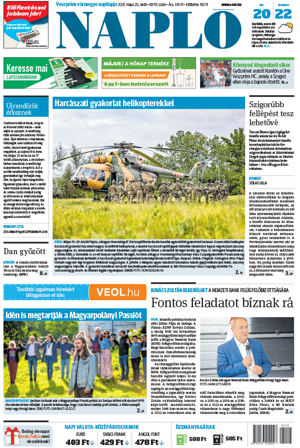 Lapszám: 2025.05.20.