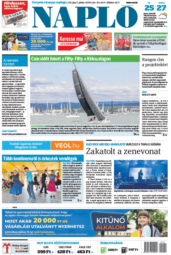 Lapszám: 2025.07.11. + MELLÉKLET