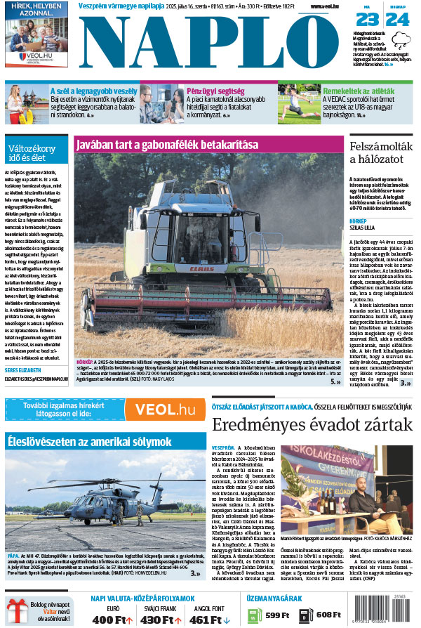 Lapszám: 2025.07.16.
