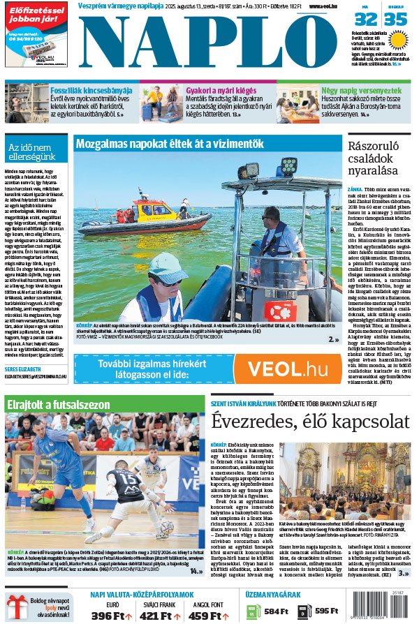 Lapszám: 2025.08.13.