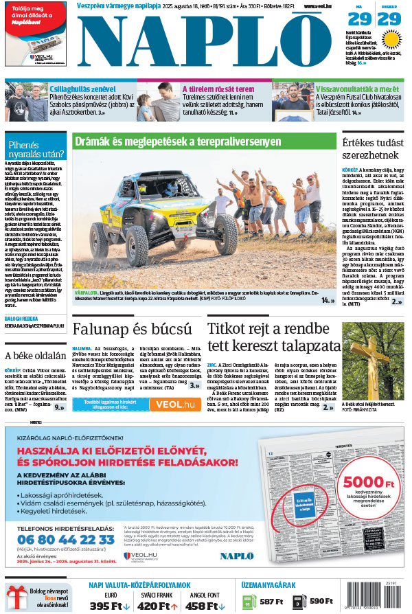 Lapszám: 2025.08.18.