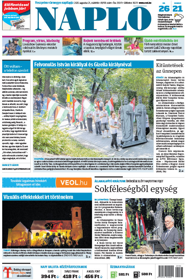 Lapszám: 2025.08.21.