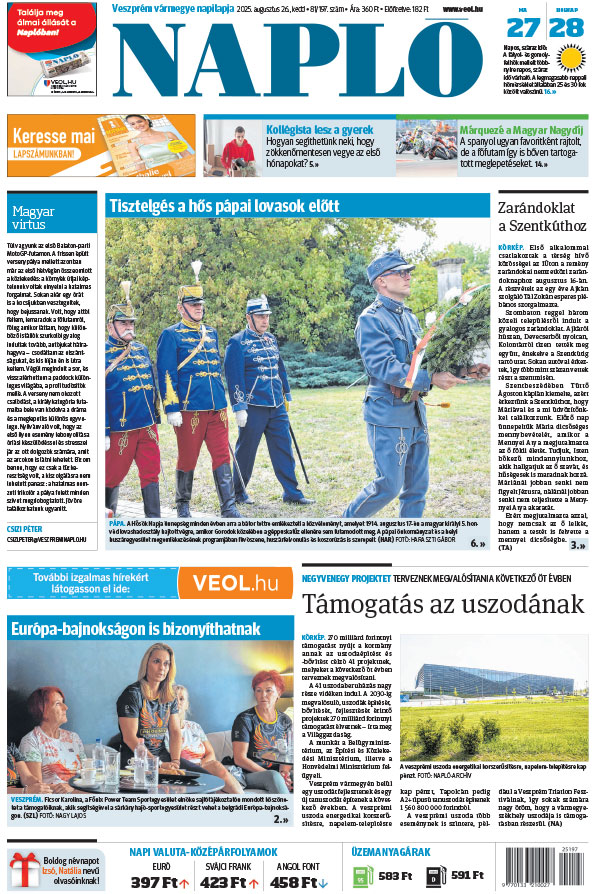 Lapszám: 2025.08.26.