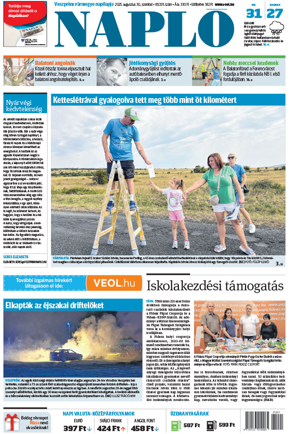 Lapszám: 2025.08.30.