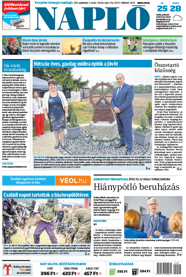 Lapszám: 2025.09.03.