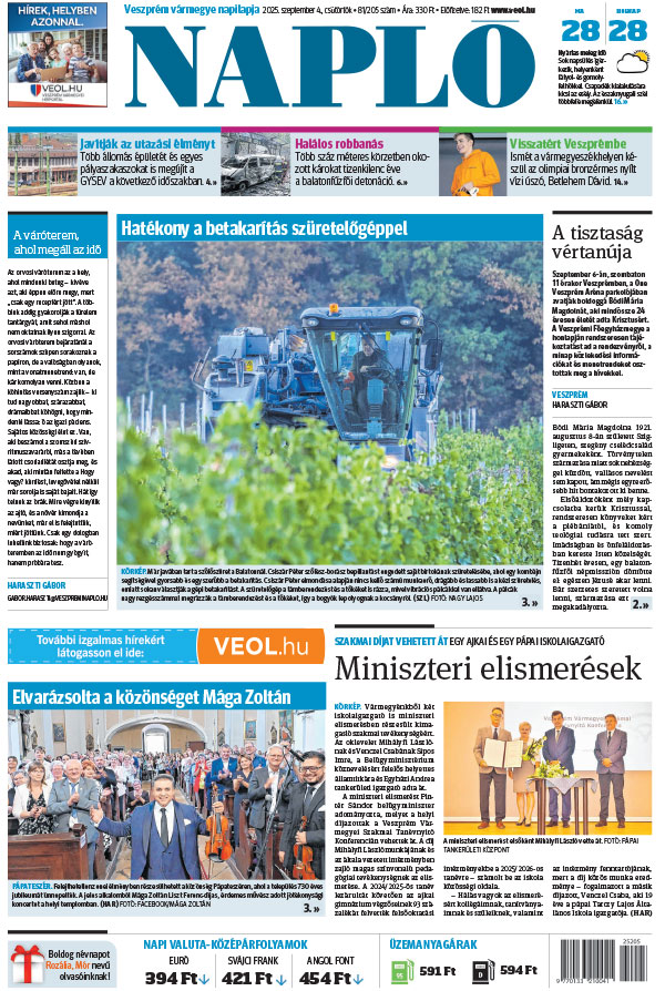 Lapszám: 2025.09.04.