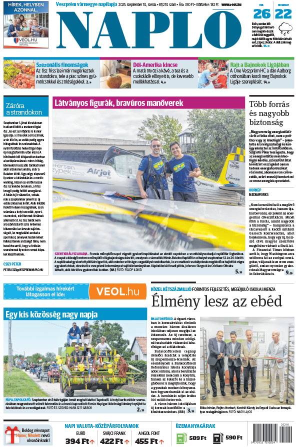 Lapszám: 2025.09.10.