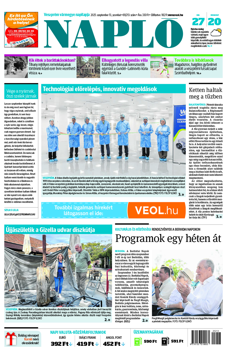 Lapszám: 2025.09.13.