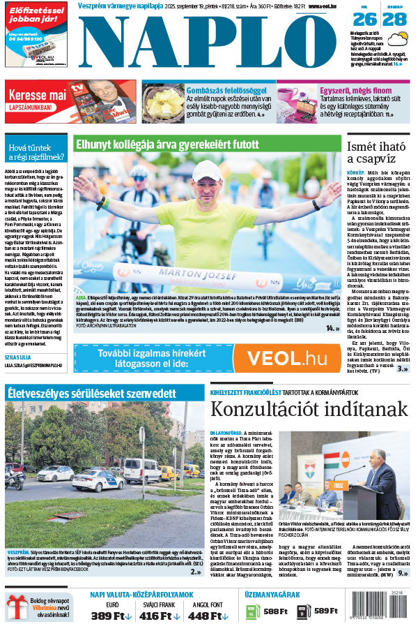 Lapszám: 2025.09.19. + MELLÉKLET