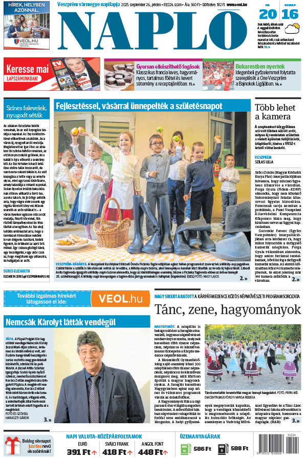 Lapszám: 2025.09.26. + MELLÉKLET