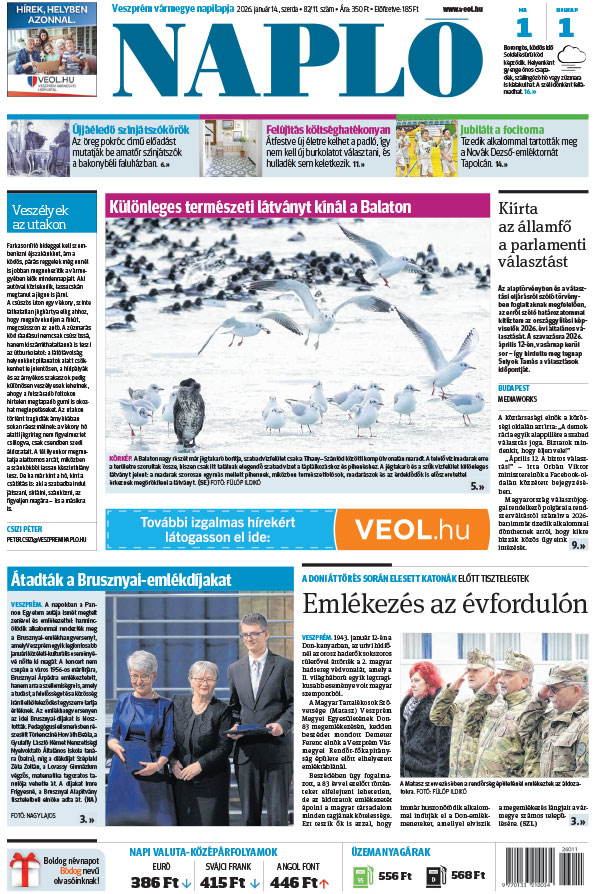 Lapszám: 2026. 01. 14.