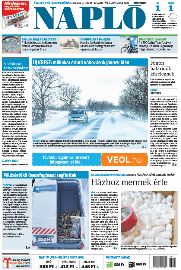 Lapszám: 2026. 01. 15.