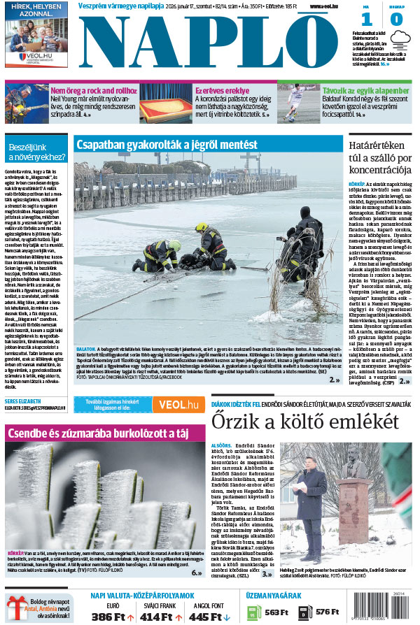 Lapszám: 2026. 01. 17.