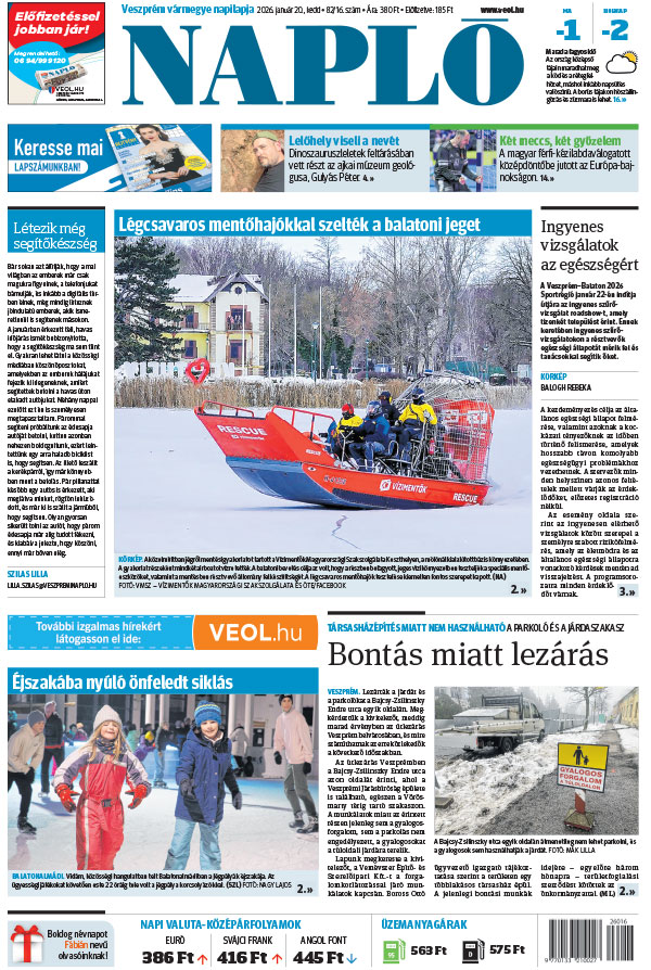 Lapszám: 2026. 01. 20.