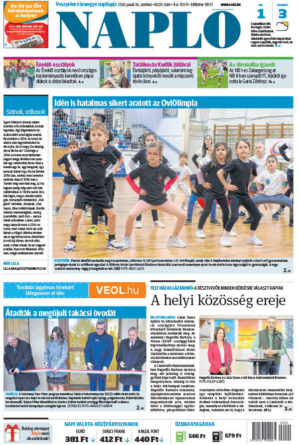 Lapszám: 2026. 01. 24.