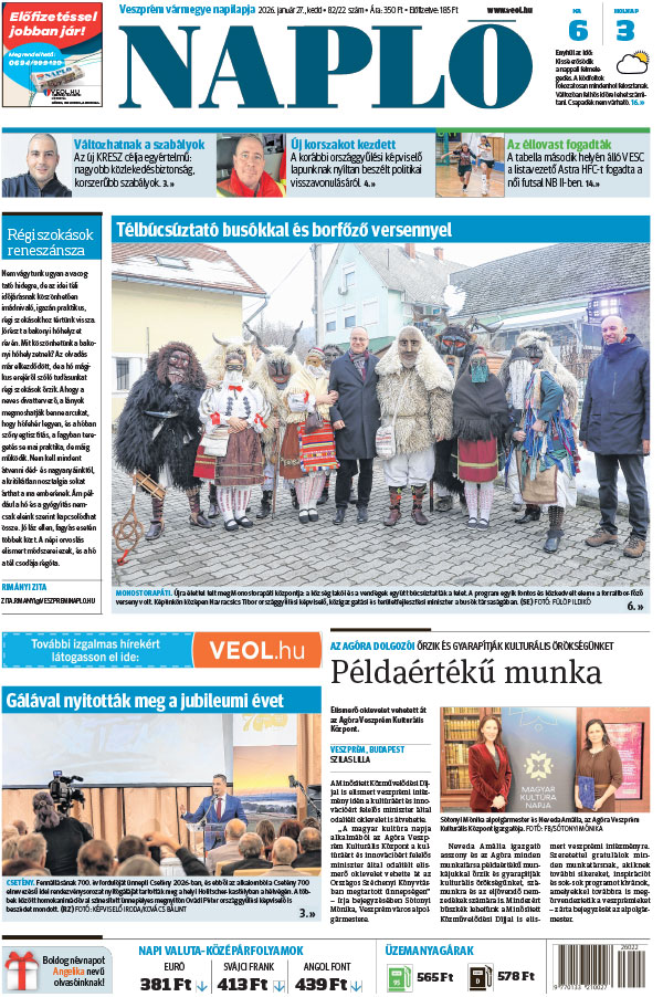 Lapszám: 2026. 01. 27.