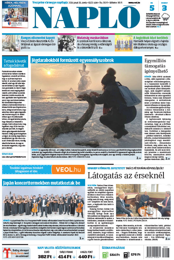 Lapszám: 2026. 01. 28.