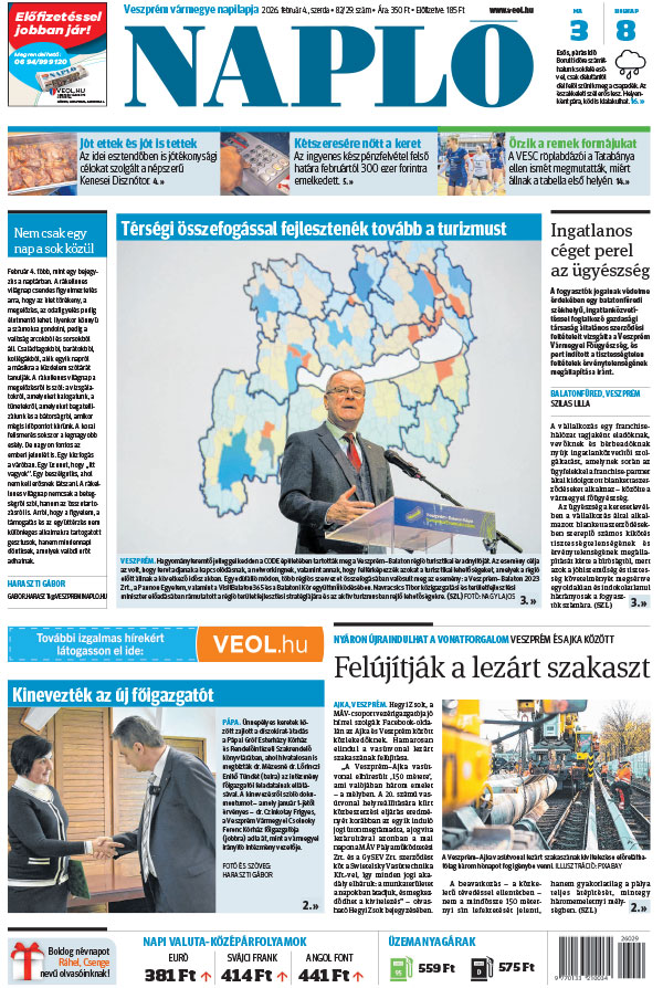 Lapszám: 2026. 02. 04.