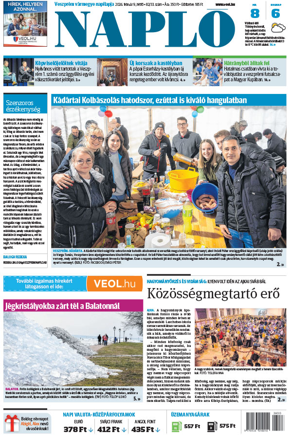 Lapszám: 2026. 02. 09.