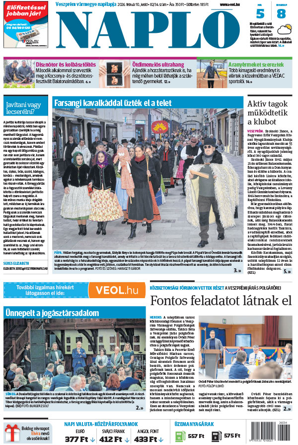 Lapszám: 2026. 02. 10.