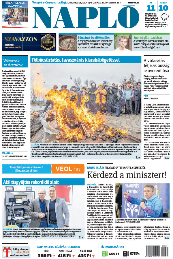 Lapszám: 2026. 02. 23.