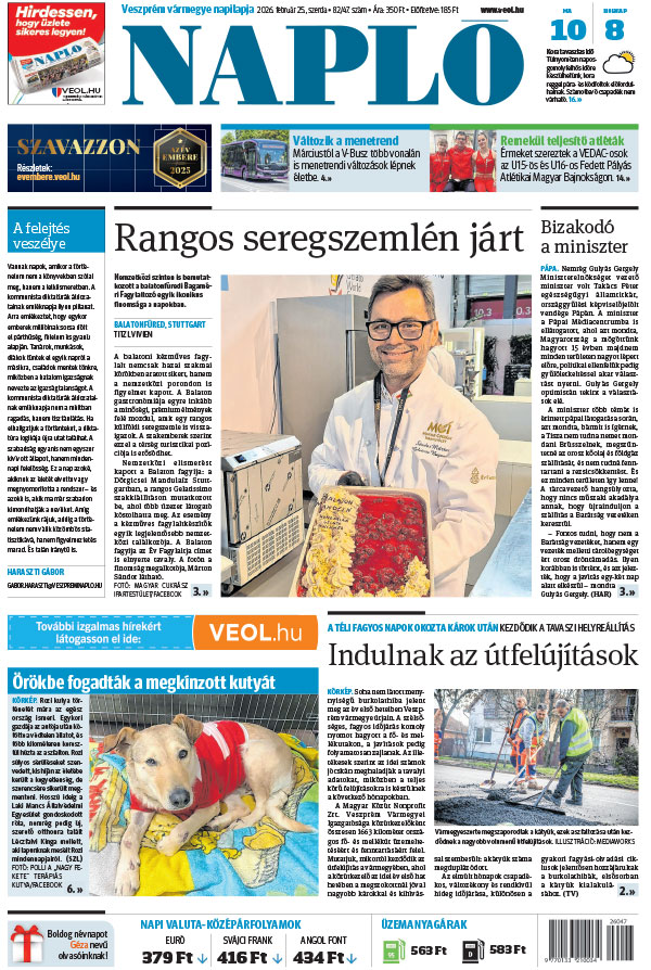 Lapszám: 2026. 02. 25.