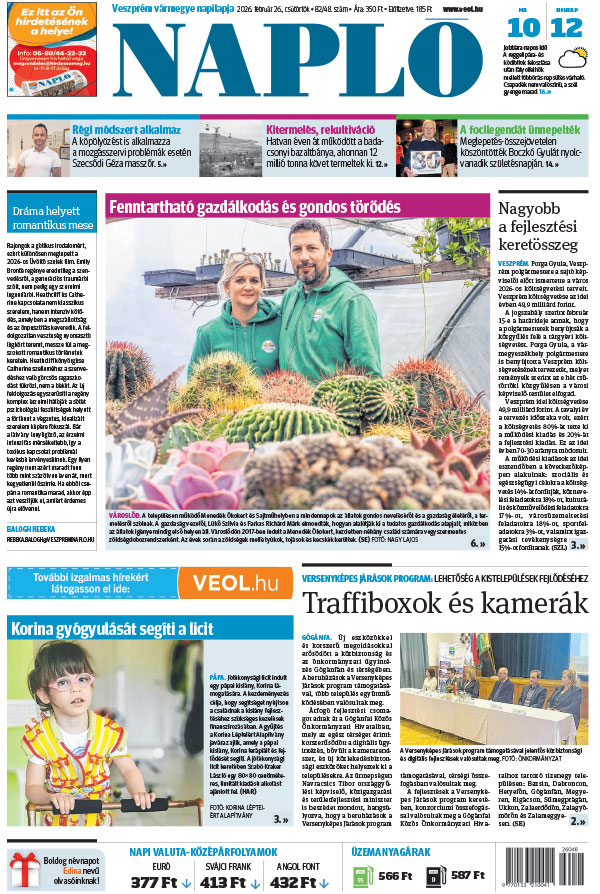 Lapszám: 2026. 02. 26.