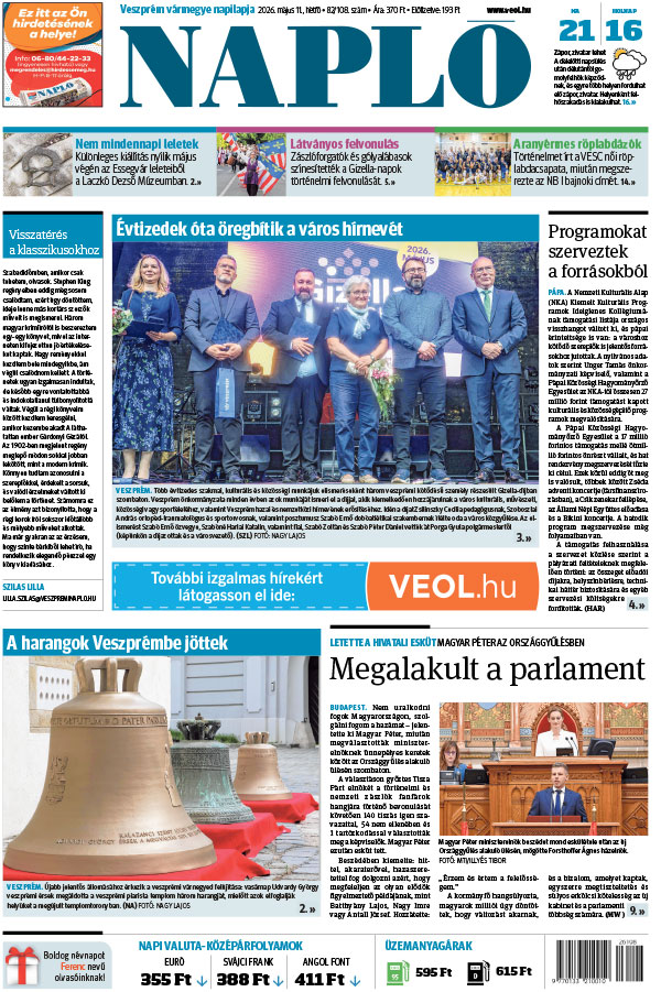 Lapszám: 2026. 05. 11.