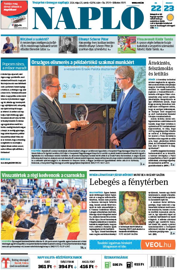 Lapszám: 2026. 05. 20.
