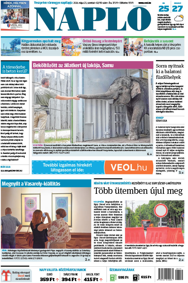 Lapszám: 2026. 05. 23.