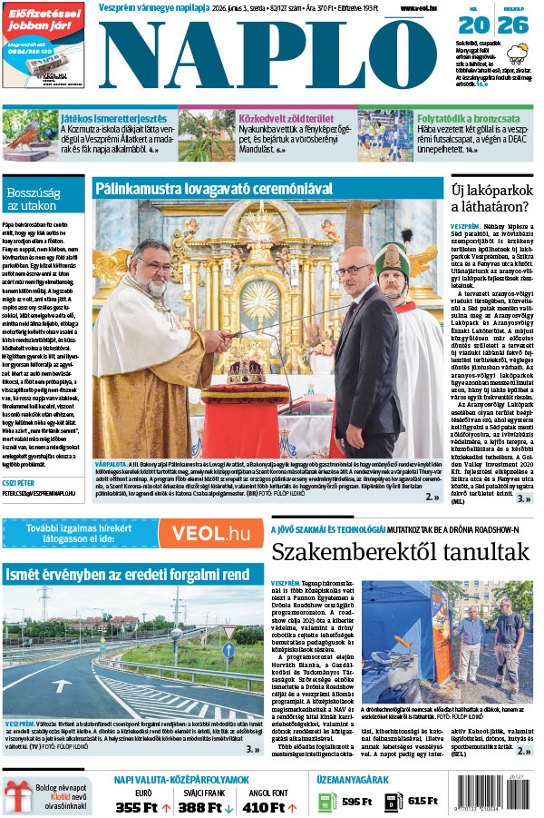 Lapszám: 2026. 06. 03.