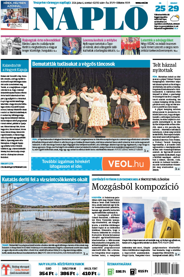 Lapszám: 2026. 06. 06.