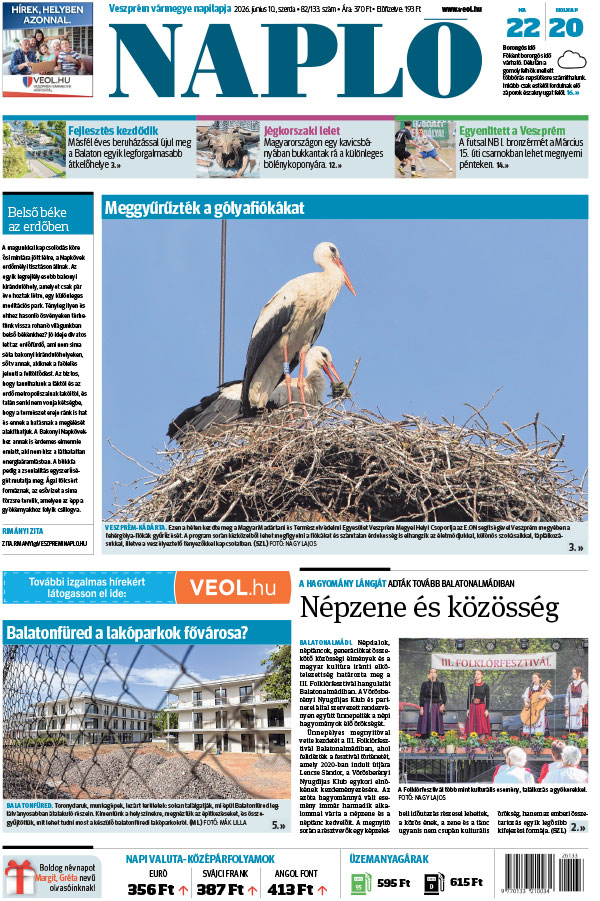 Lapszám: 2026. 06. 10.