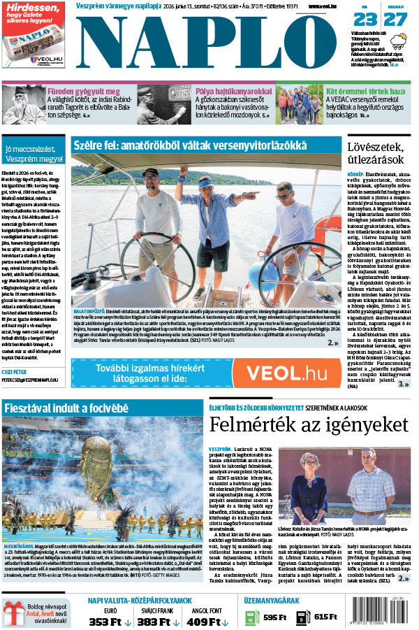 Lapszám: 2026. 06. 13.