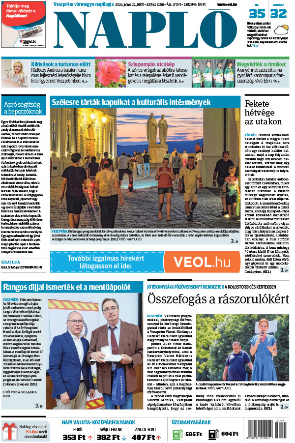 Lapszám: 2026. 06. 22.