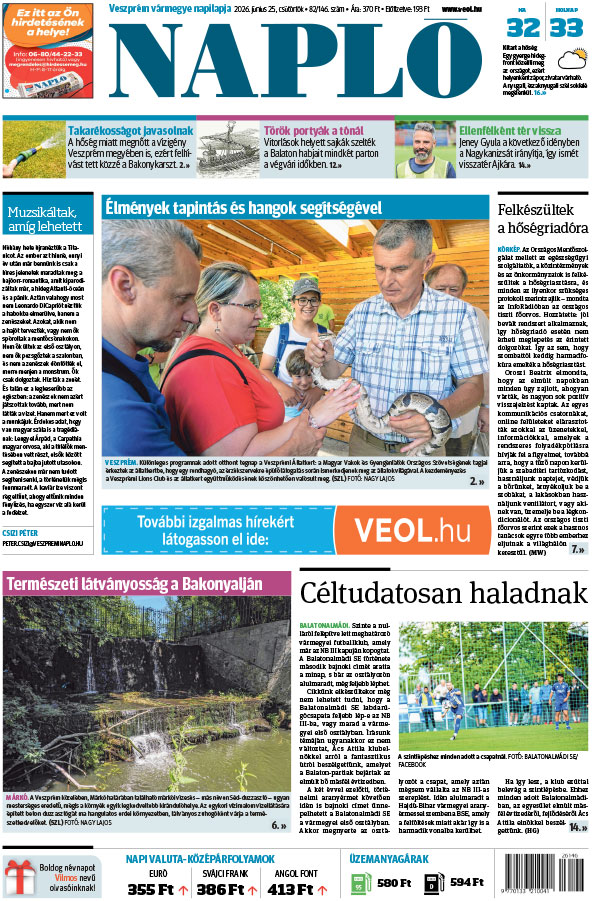 Lapszám: 2026. 06. 25.