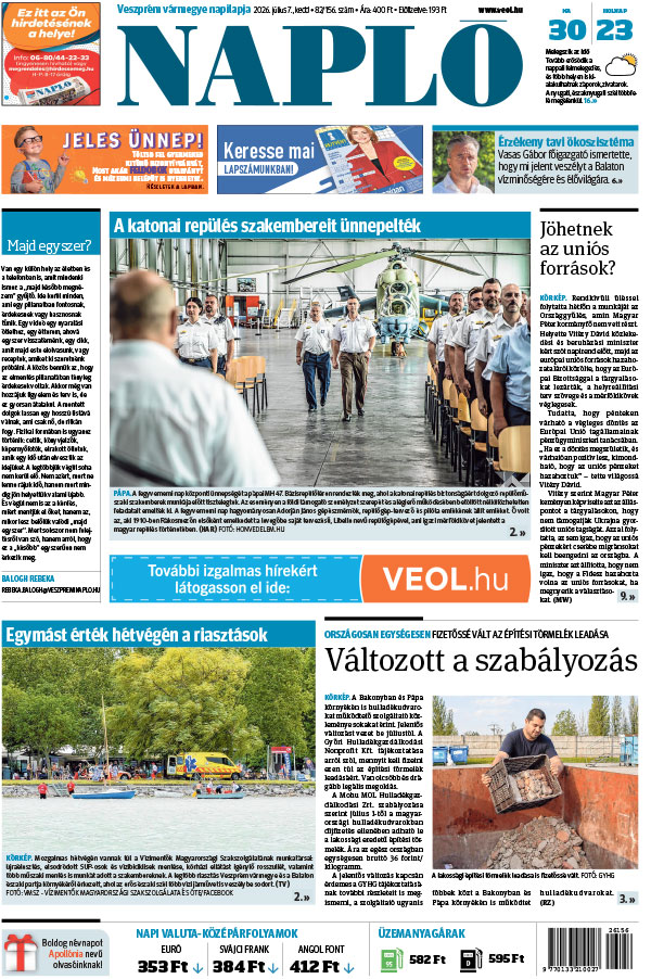 Lapszám: 2026. 07. 07.