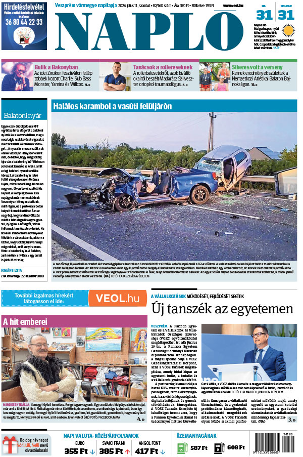 Lapszám: 2026. 07. 11.