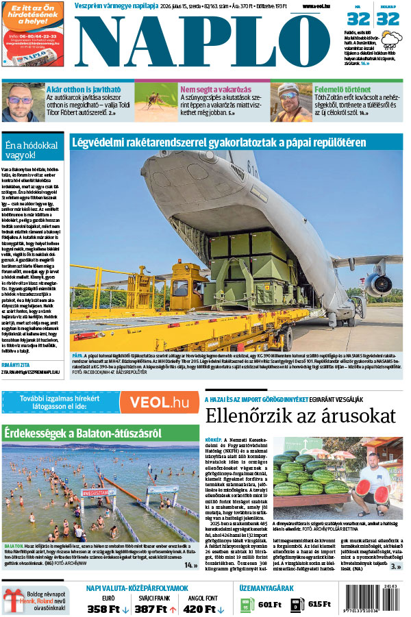 Lapszám: 2026. 07. 15.