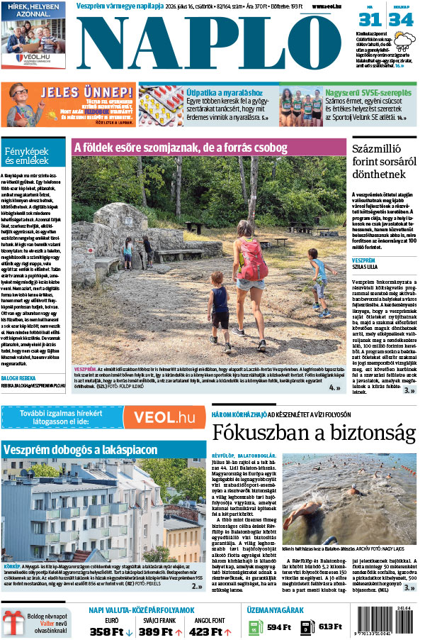 Lapszám: 2026. 07. 16.