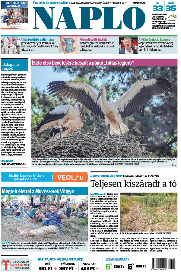 Lapszám: 2026. 07. 29.